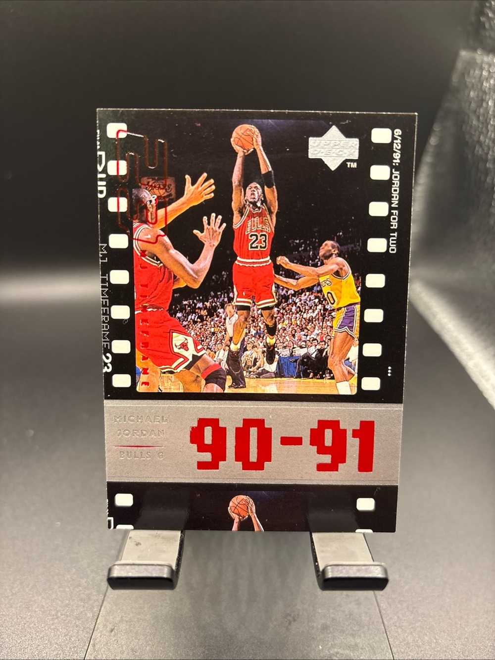 Upper Deck Michael Jordan Jordan For Two Insert Chicago Bulls NBA #6-12-91